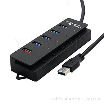 5 Ports Independent ON/OFF USB 3.0 HUB